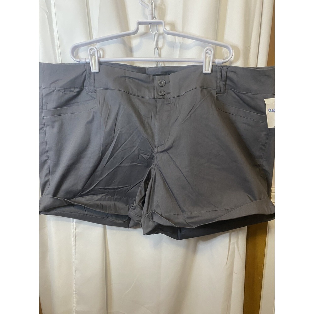 Torrid gray shorts plus size 26 with pockets new